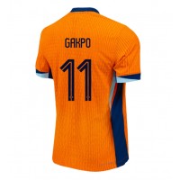 Niederlande Cody Gakpo #11 Fußballbekleidung Heimtrikot EM 2024 Kurzarm